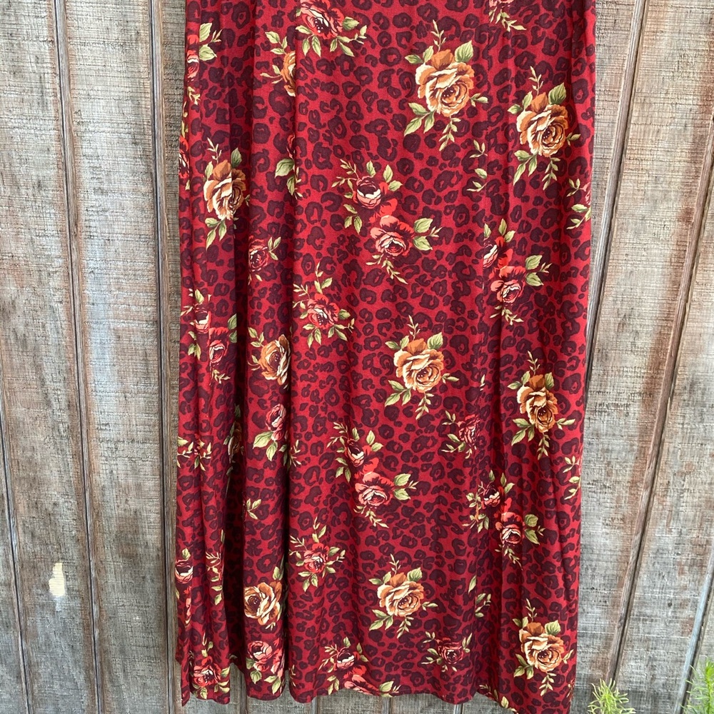 Vintage COCO BLANCO 100% linen maxi floral dress - Picture 16 of 16